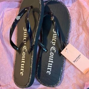 💎 Juicy Couture JC Sparks Flip Flops – NWT – Size 7 💎
